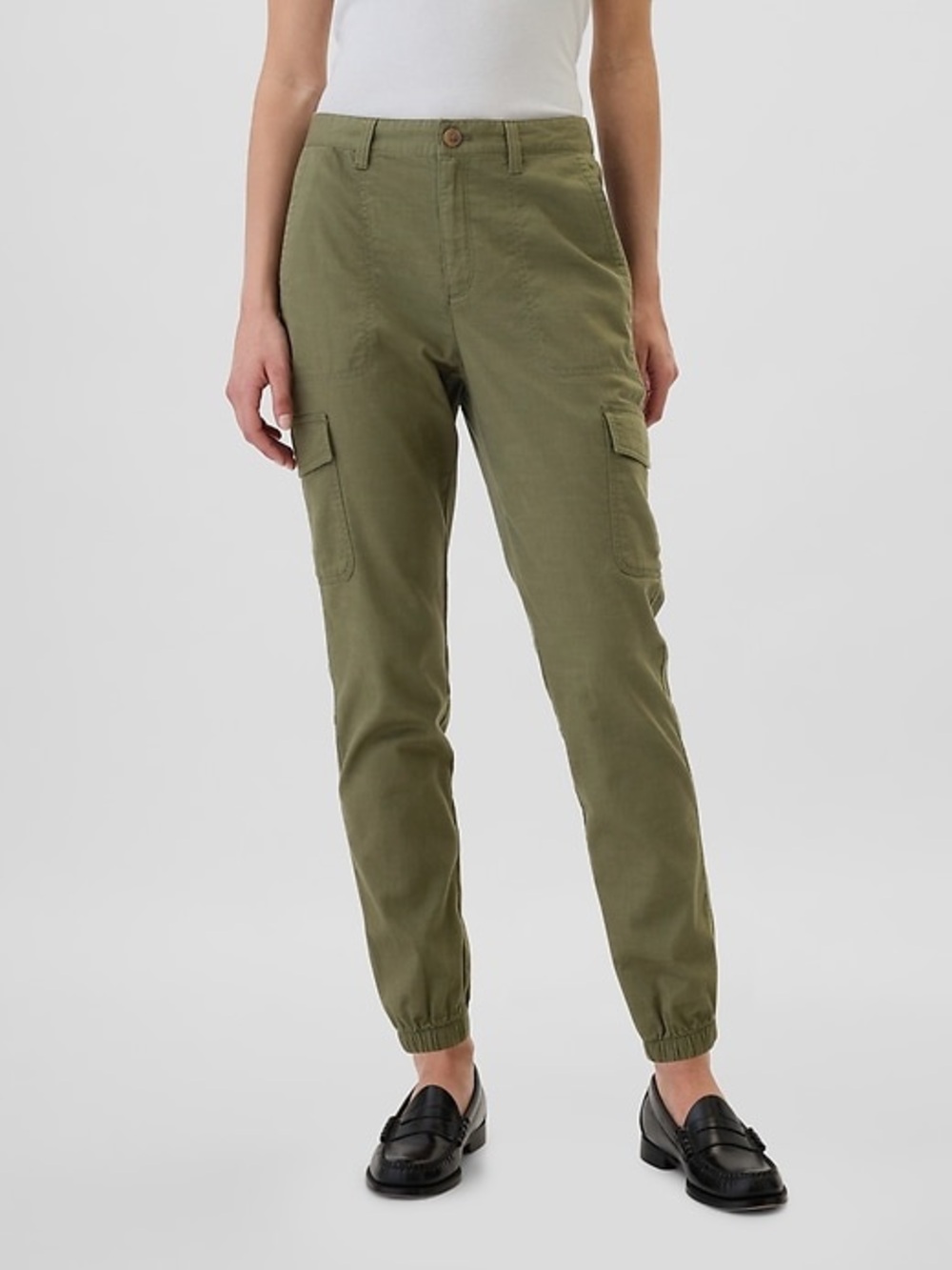 GAP Olive Cargo Jogger Pants